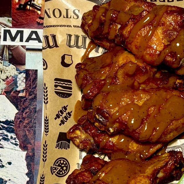 Double Fried Wings.