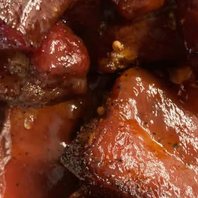 Appetizer-Bacon Burnt Ends.
