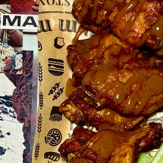 Appetizer-Chicken Wings (6pc) double fried